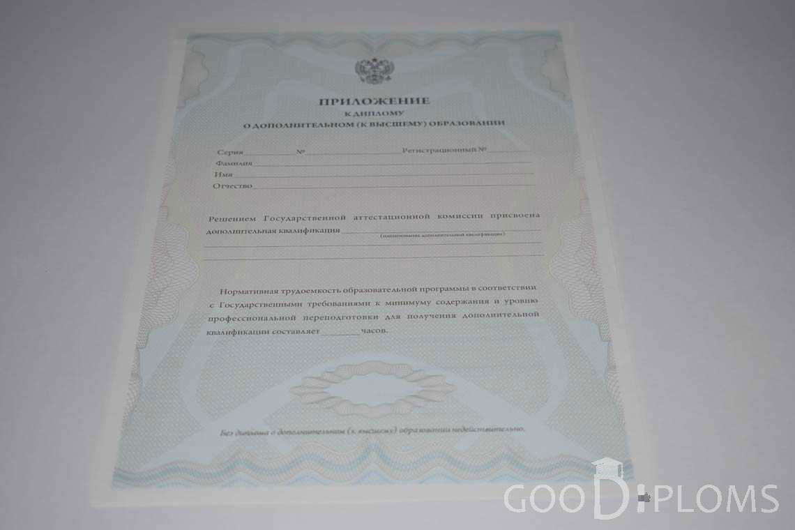 Приложение к Диплому МВА период выдачи 2011-2020 -  Северодвинск